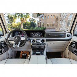 Mercedes-Benz G-class (2018) interior - Создание лекал для кузова и интерьера автомобиля. Продажа шаблонов в электронном виде для резки защитной пленки на плоттере.