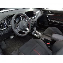 KIA ProCeed (2019) interior - Создание лекал для кузова и интерьера автомобиля. Продажа шаблонов в электронном виде для резки защитной пленки на плоттере.